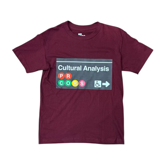 NYFW Cultural Analysis Tee (Burgundy)